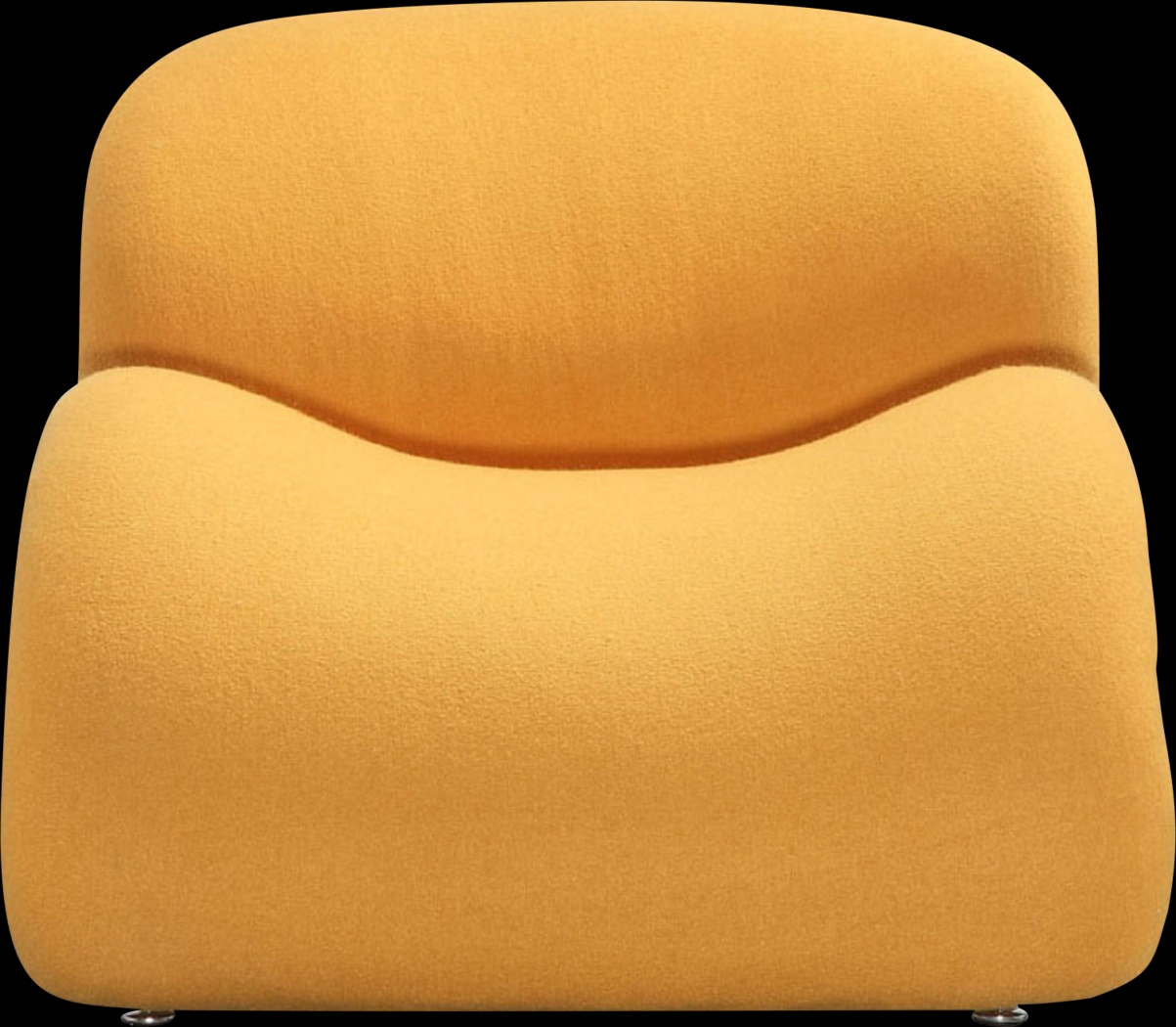 Picardy Yellow Accent Chair - Thumbnail - Image 4