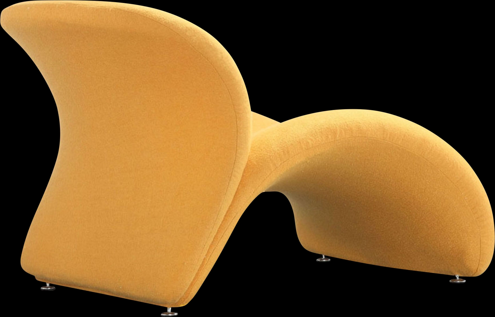 Picardy Yellow Accent Chair - Thumbnail - Image 5
