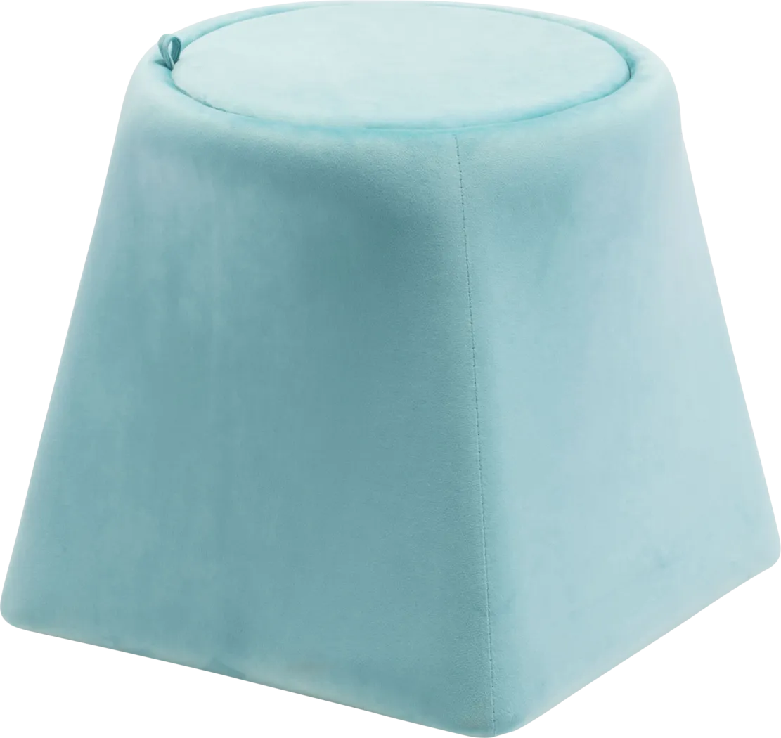 Picarone Light Blue Ottoman - Thumbnail - Image 1