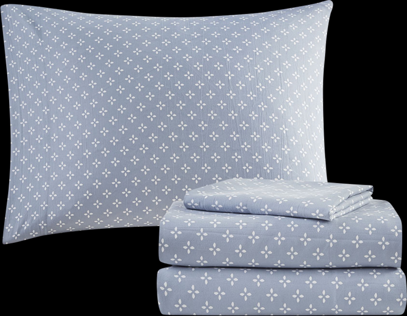 Picayne Blue 8 Pc King Comforter Set - Thumbnail - Image 4