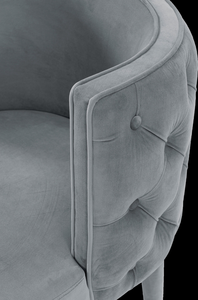 Pickeral Gray Side Chair - Thumbnail - Image 2