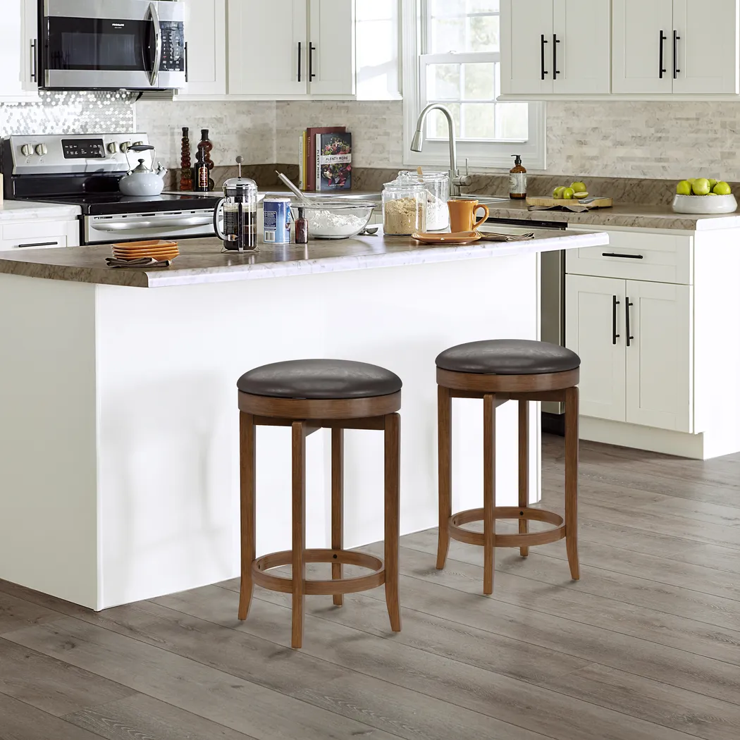 Pickerel Brown Counter Height Stool - Thumbnail - Image 7