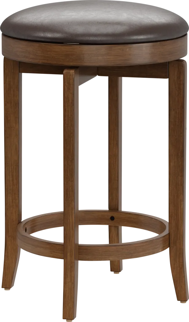 Pickerel Brown Counter Height Stool - Thumbnail - Image 1