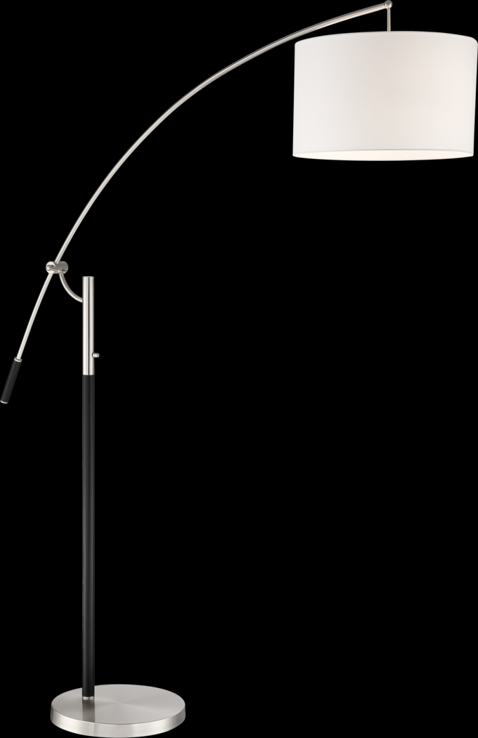 Pico Alley Silver Floor Lamp - Thumbnail - Image 1