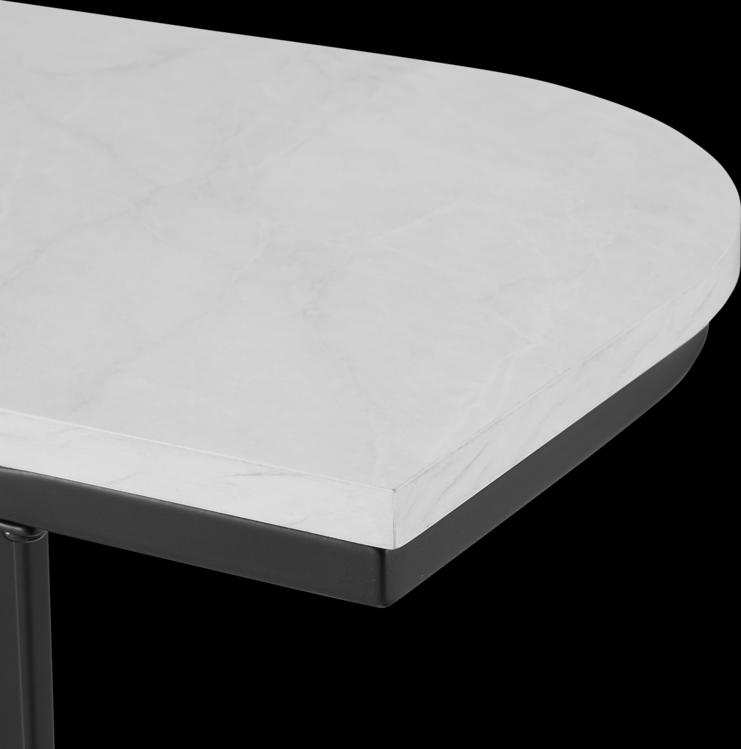 Picotte White Sofa Table - Thumbnail - Image 3