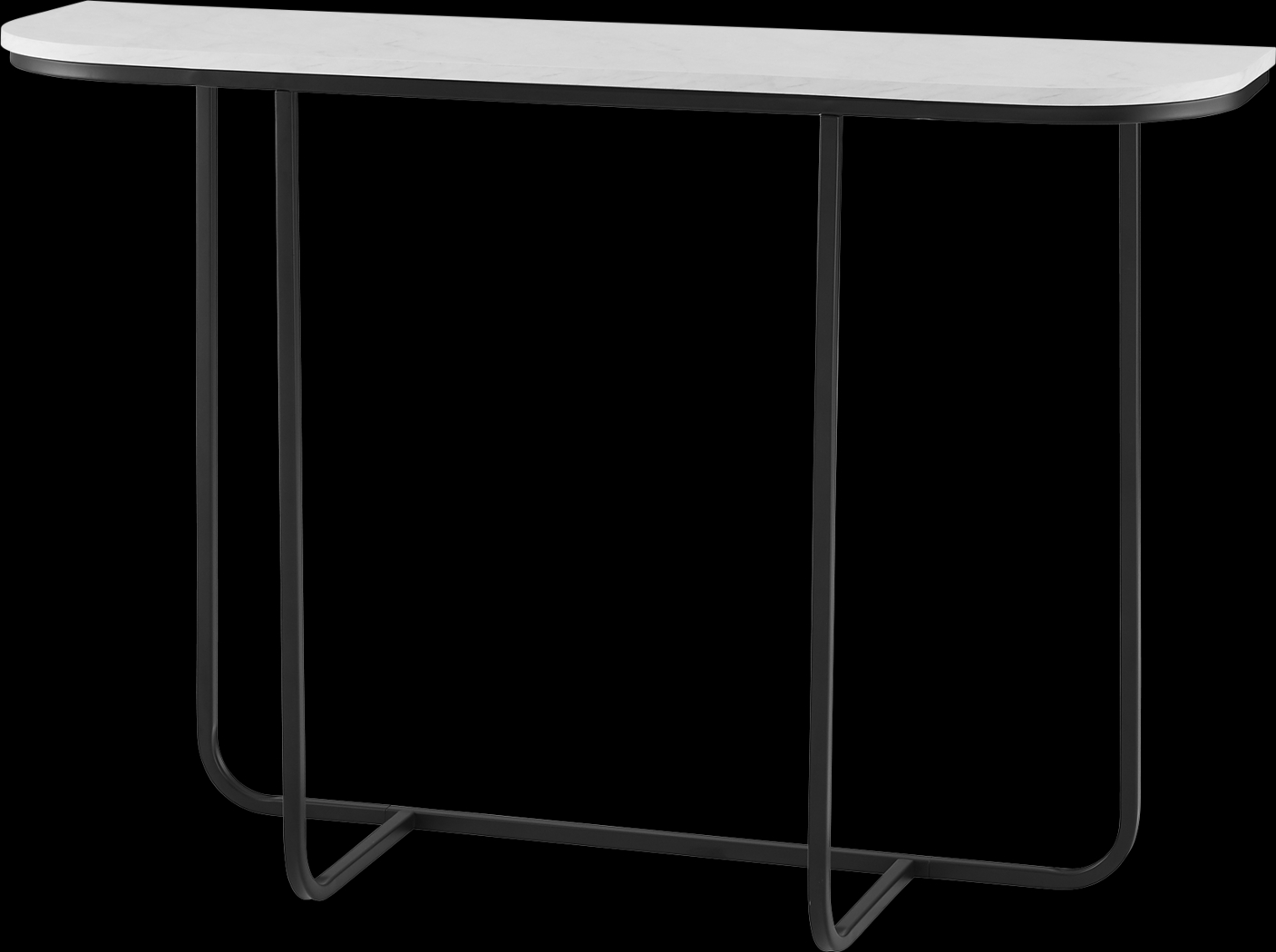 Picotte White Sofa Table - Thumbnail - Image 1