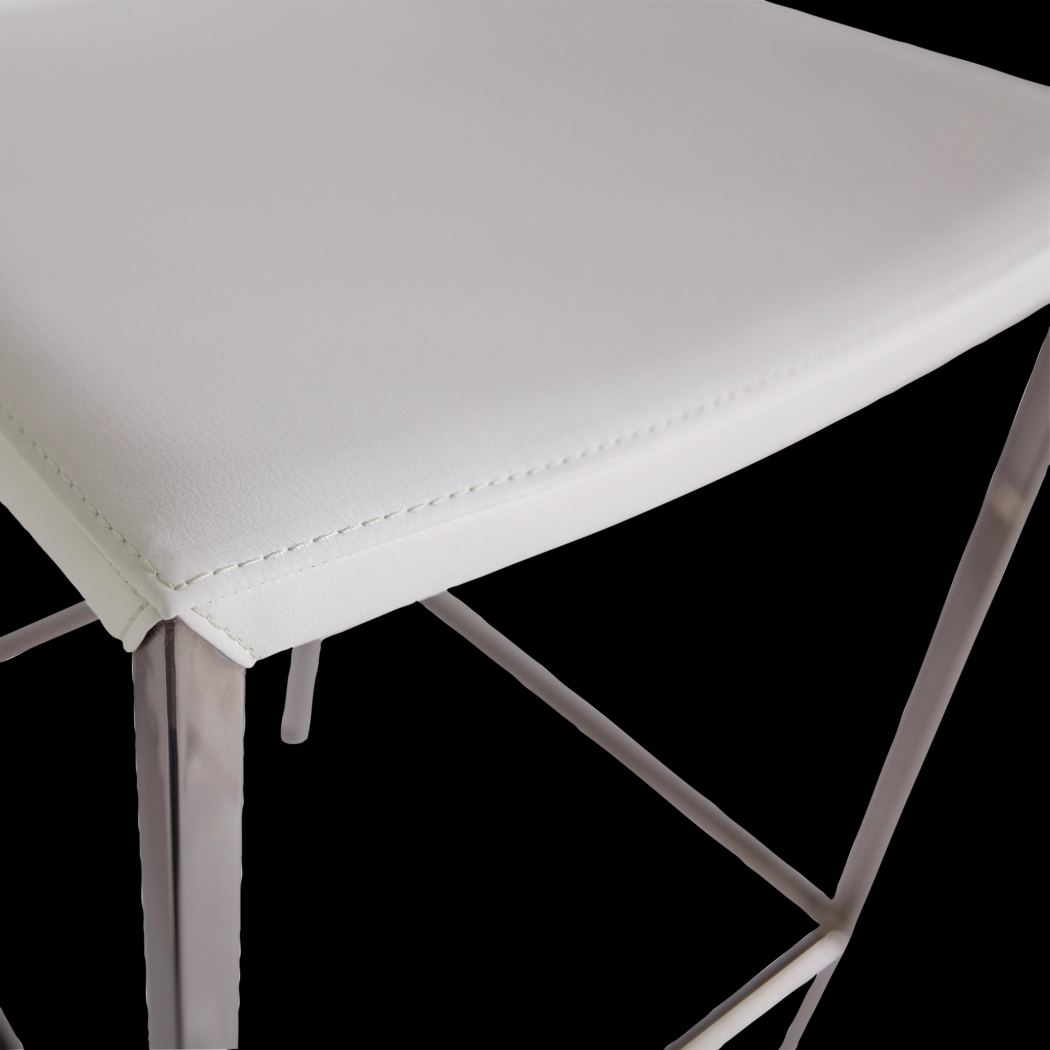 Pidea White Barstool - Thumbnail - Image 3