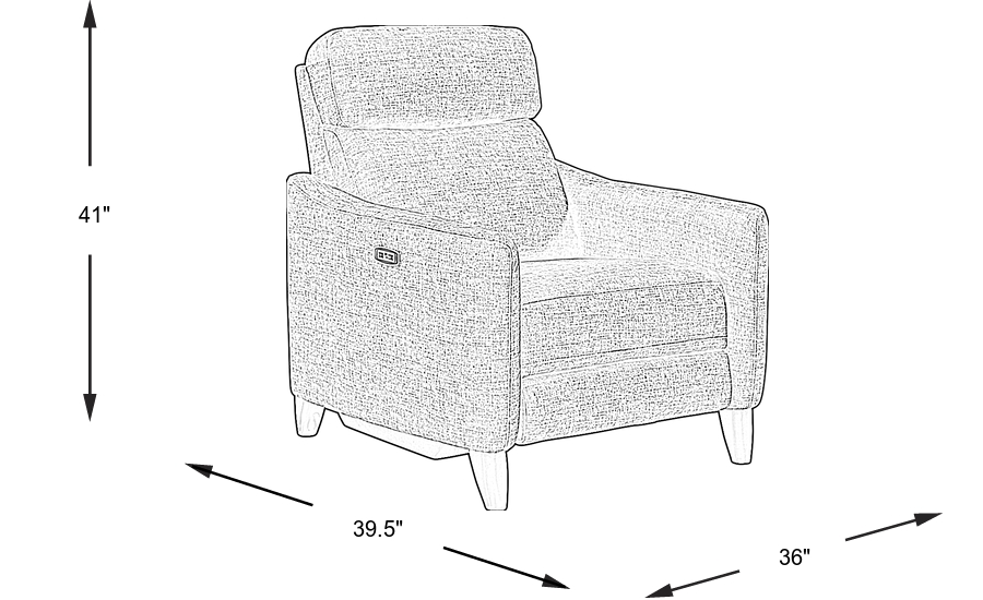 Dimension Image. Please refer to the Dimension Tab on this page for dimension details.