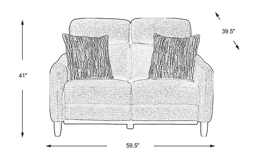 Dimension Image. Please refer to the Dimension Tab on this page for dimension details.