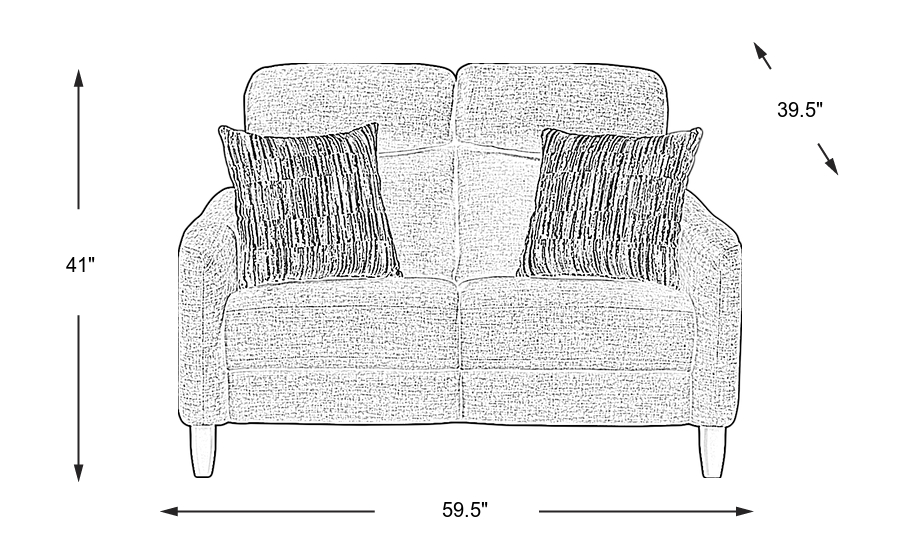 Dimension Image. Please refer to the Dimension Tab on this page for dimension details.