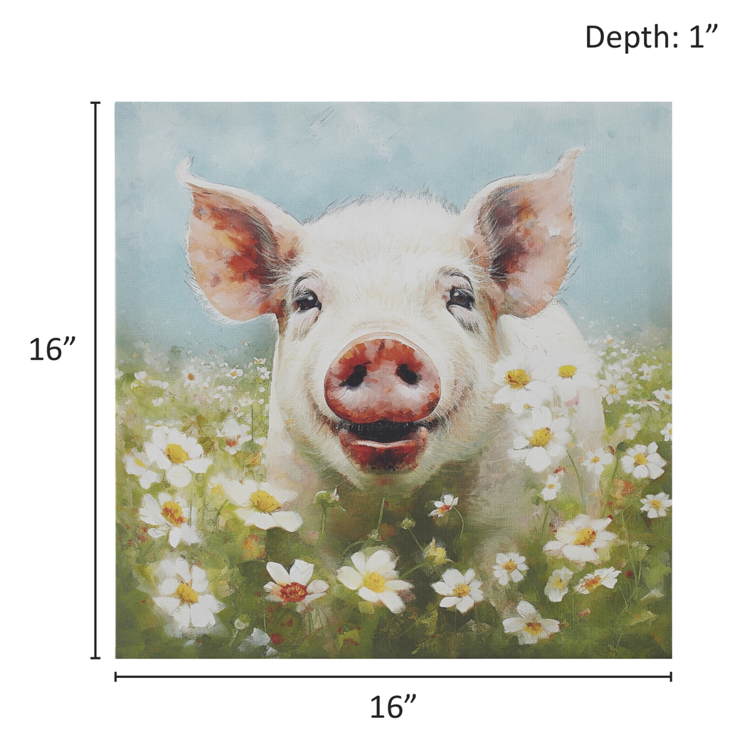 Pig In The Sun Green Wall Decor - Thumbnail - Image 8