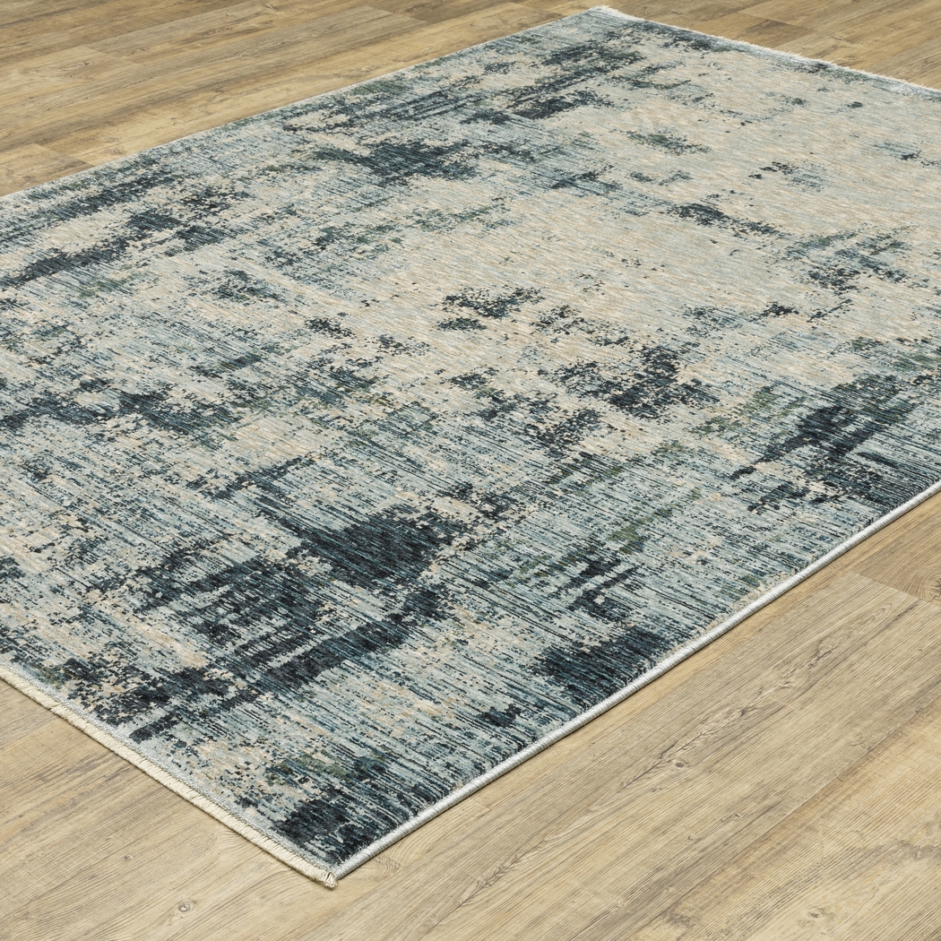 Pilata Blue 5'3 x 7'6 Rug - Thumbnail - Image 2