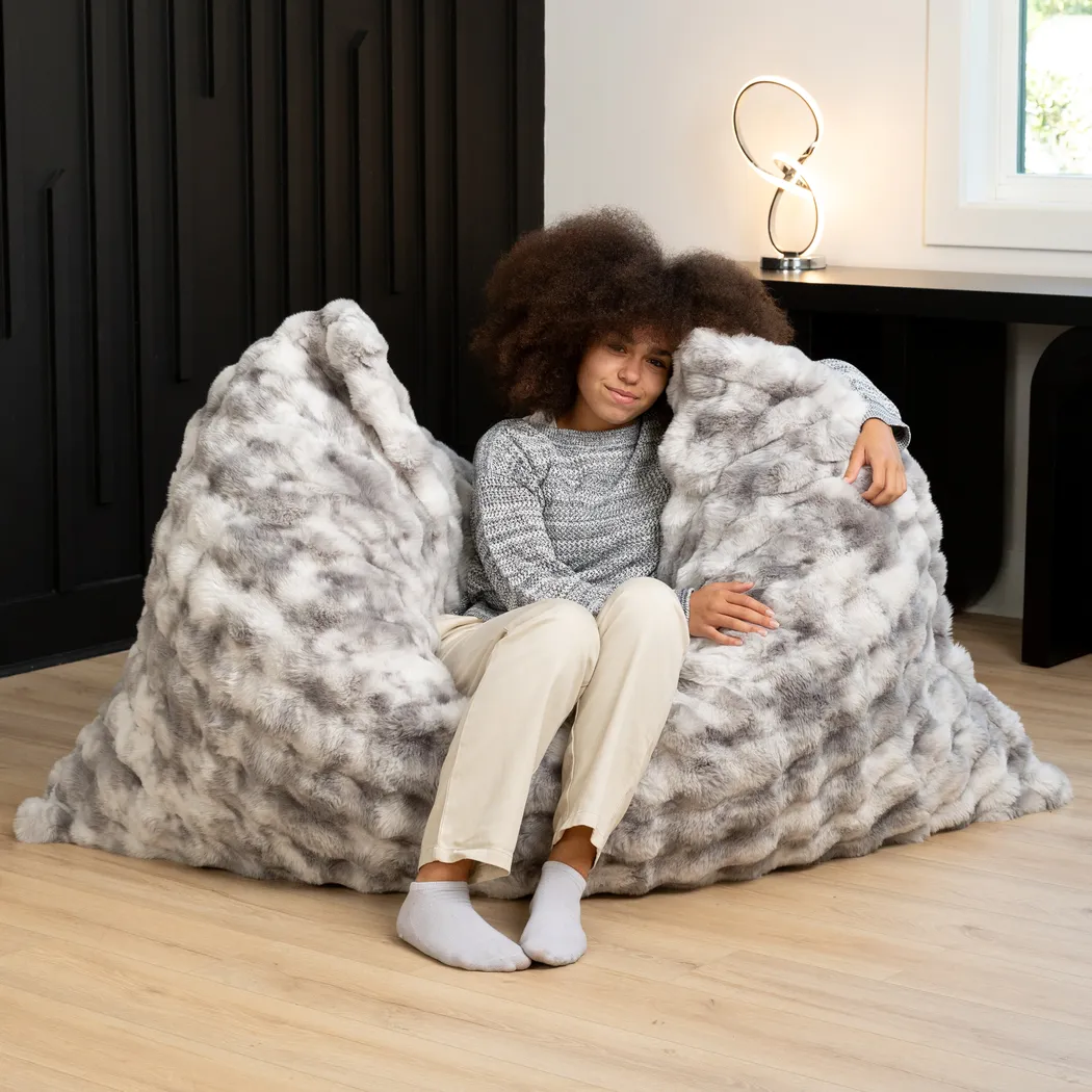 Pillow Saxx Lounge Puff Gray Lounger - Thumbnail - Image 6
