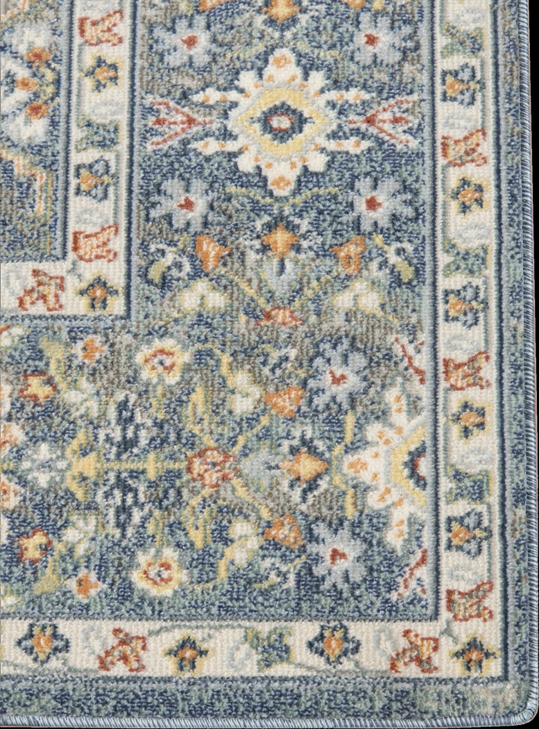 Pilvons Blue 5'1 x 7'6 Indoor/Outdoor Rug - Thumbnail - Image 5