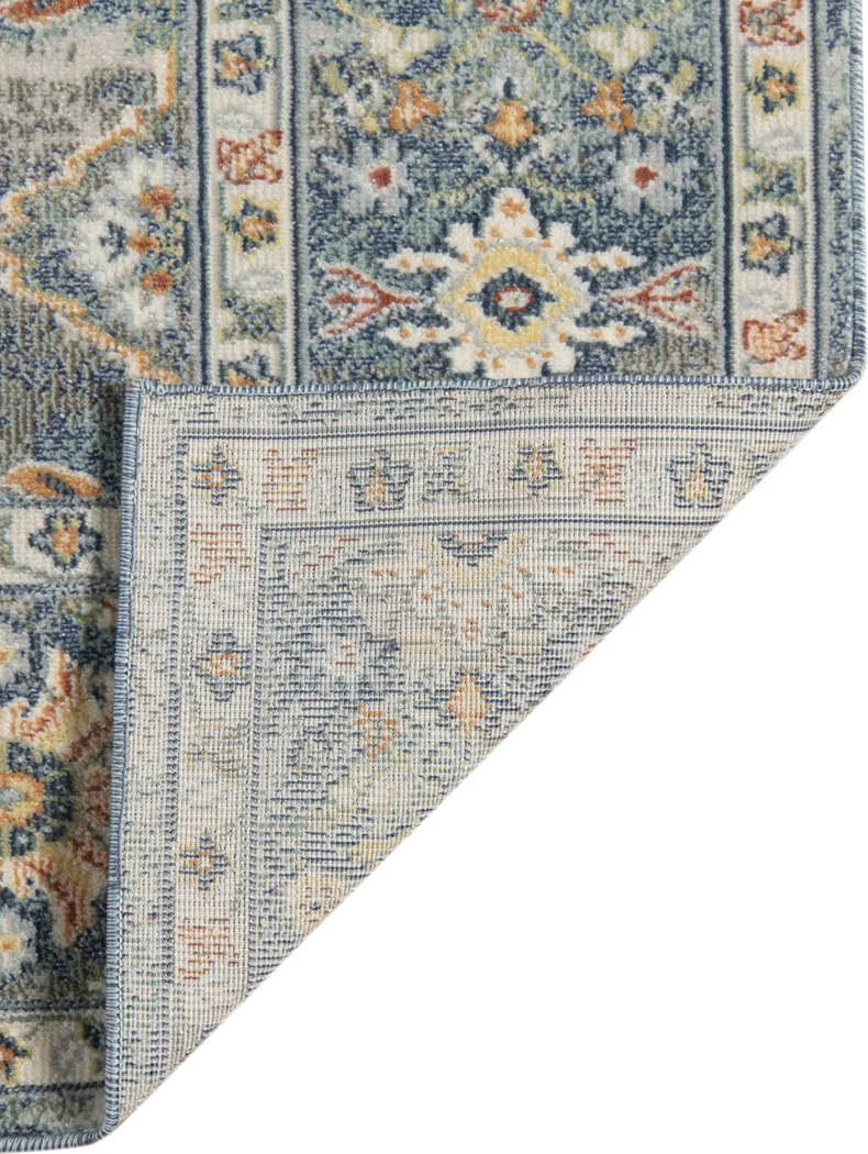 Pilvons Blue 7'9 x 9'9 Indoor/Outdoor Rug - Thumbnail - Image 3