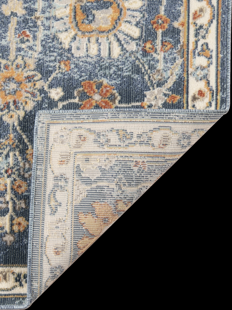 Pilvons Navy 5'1 x 7'6 Indoor/Outdoor Rug - Thumbnail - Image 3