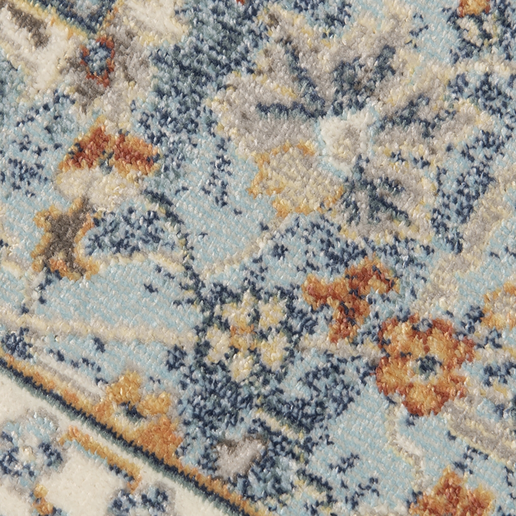 Pilvons Navy 5'1 x 7'6 Indoor/Outdoor Rug - Thumbnail - Image 4