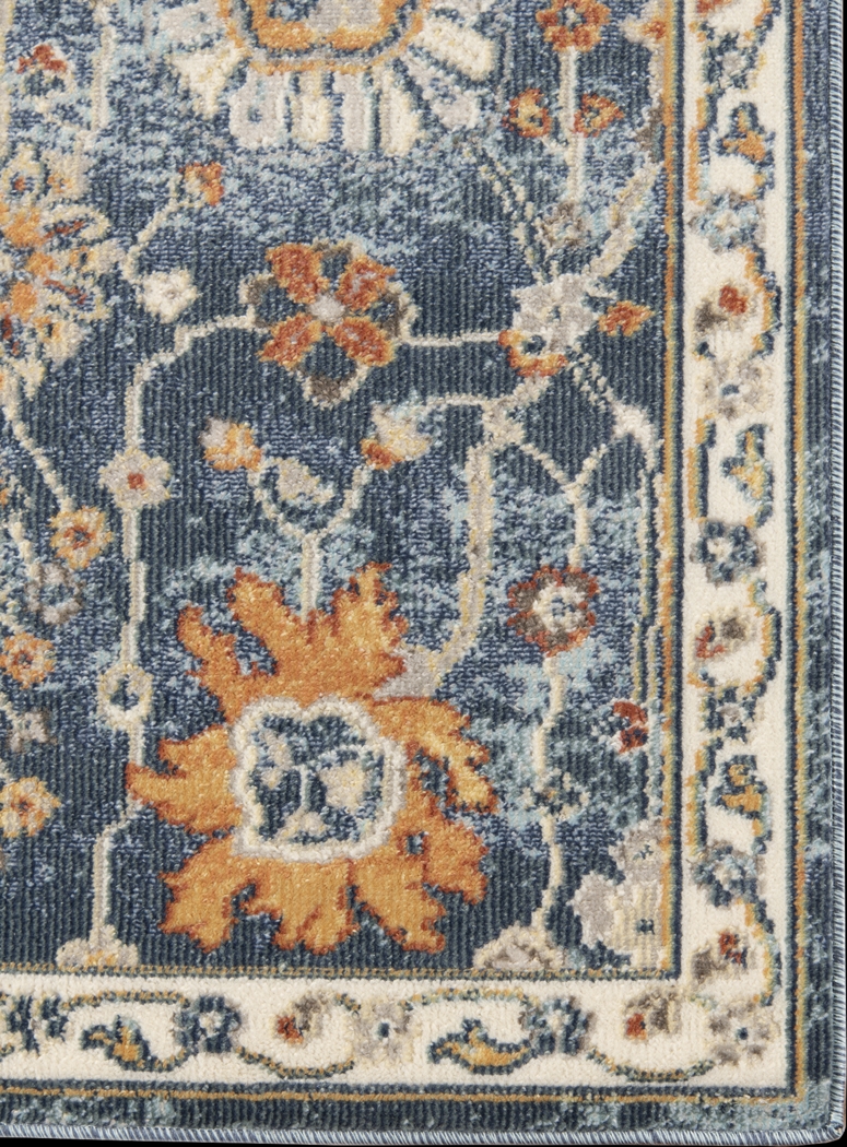 Pilvons Navy 5'1 x 7'6 Indoor/Outdoor Rug - Thumbnail - Image 5