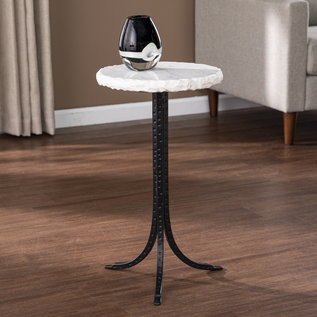 Pimpernel White End Table - Thumbnail - Image 4