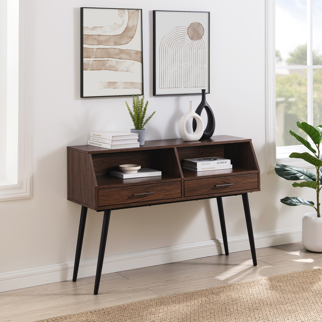 Pincay Walnut Sofa Table - Thumbnail - Image 2