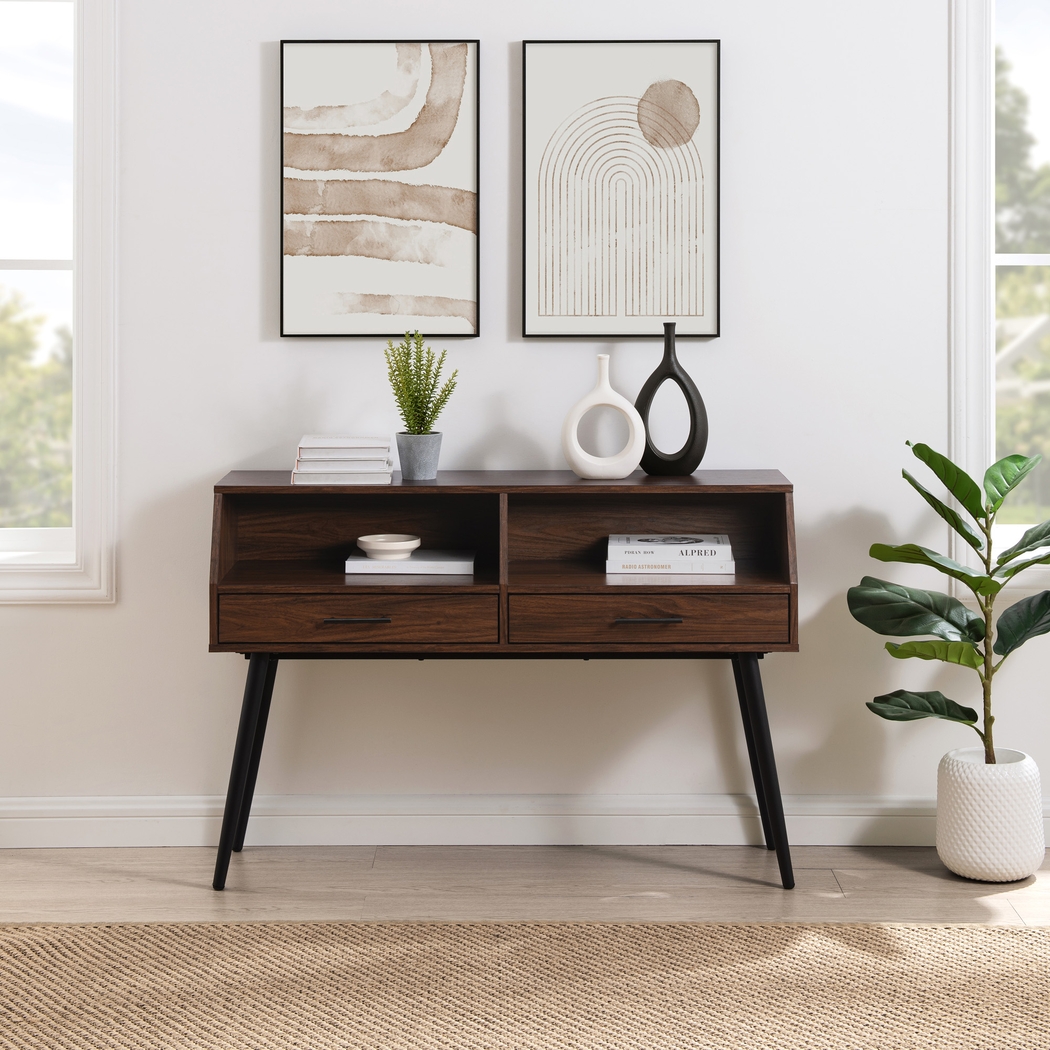 Pincay Walnut Sofa Table - Thumbnail - Image 3