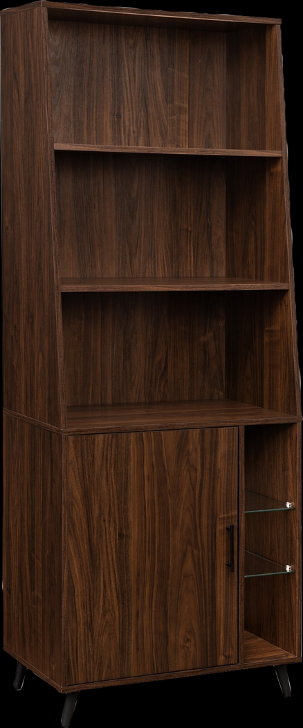 Pincay Walnut Bookcase - Thumbnail - Image 1