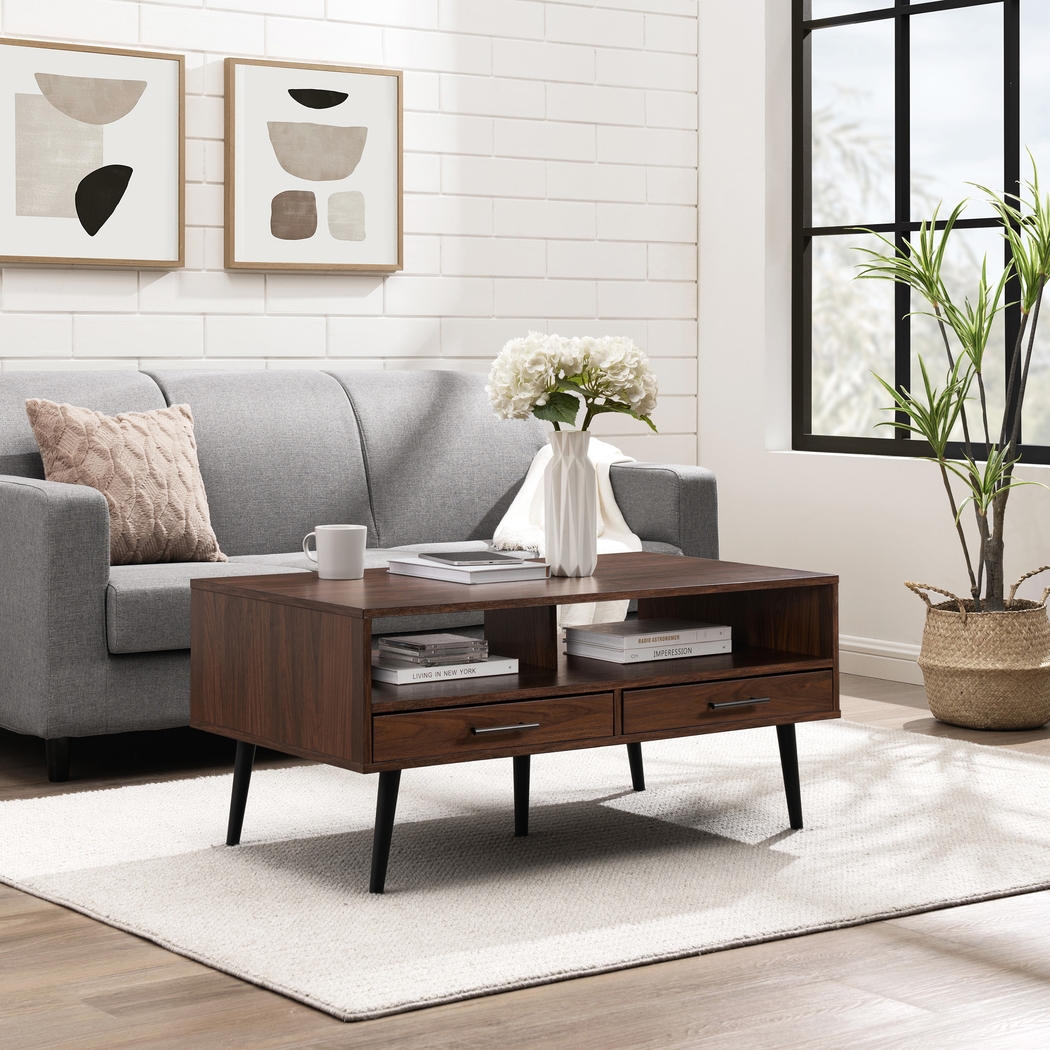 Pincay Walnut Cocktail Table - Thumbnail - Image 2