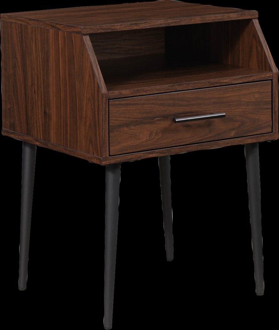Pincay Walnut End Table - Thumbnail - Image 5