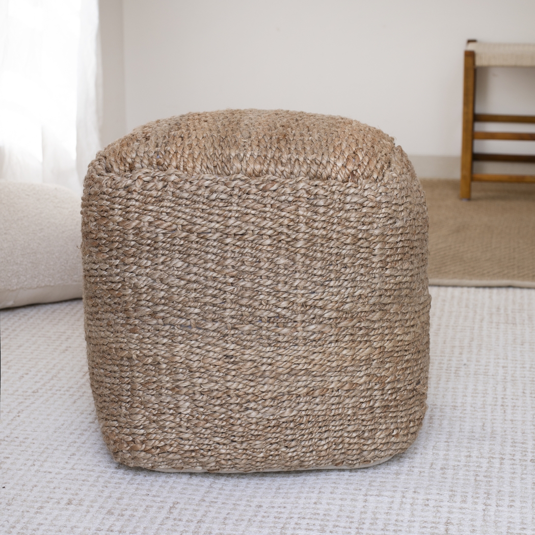 Pinchai Tan Pouf - Thumbnail - Image 2