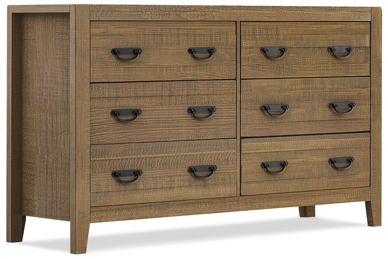 Pine Mill Brown 5 Pc Queen Panel Bedroom - Image 7