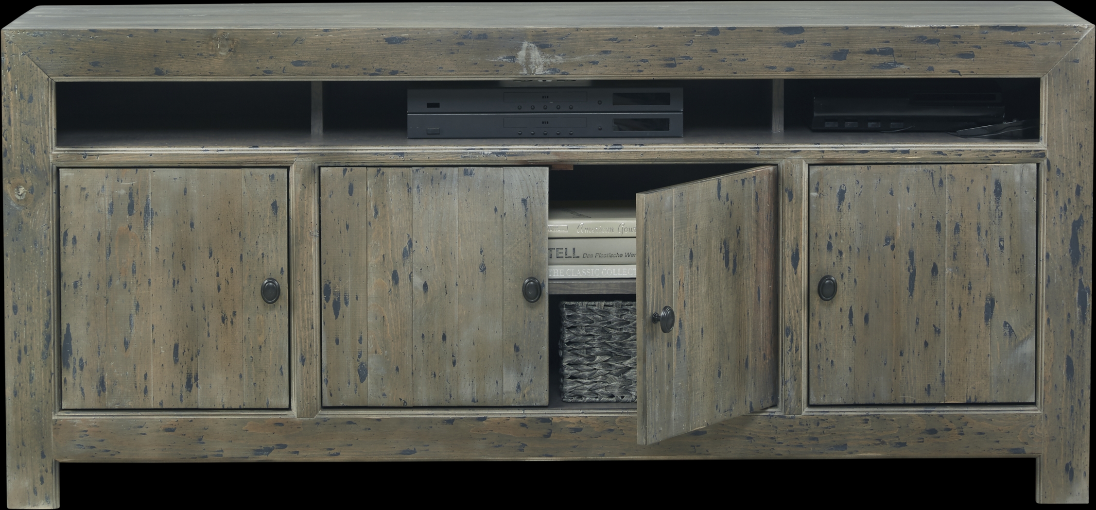 Pine Shores Gray 66 in. Console - Thumbnail - Image 3