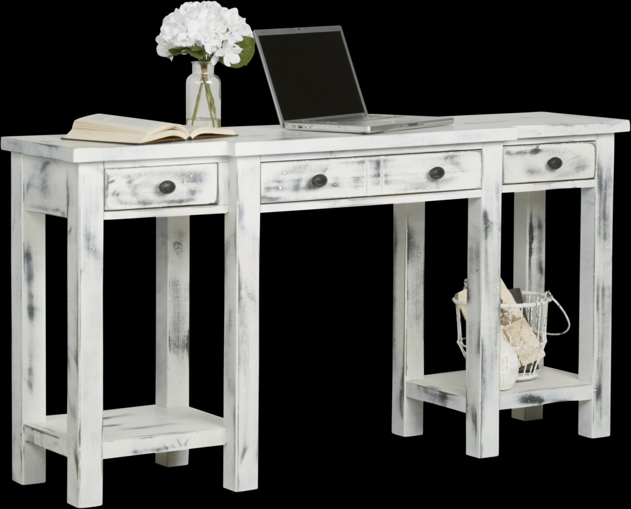 Pine Shores White Desk - Thumbnail - Image 1
