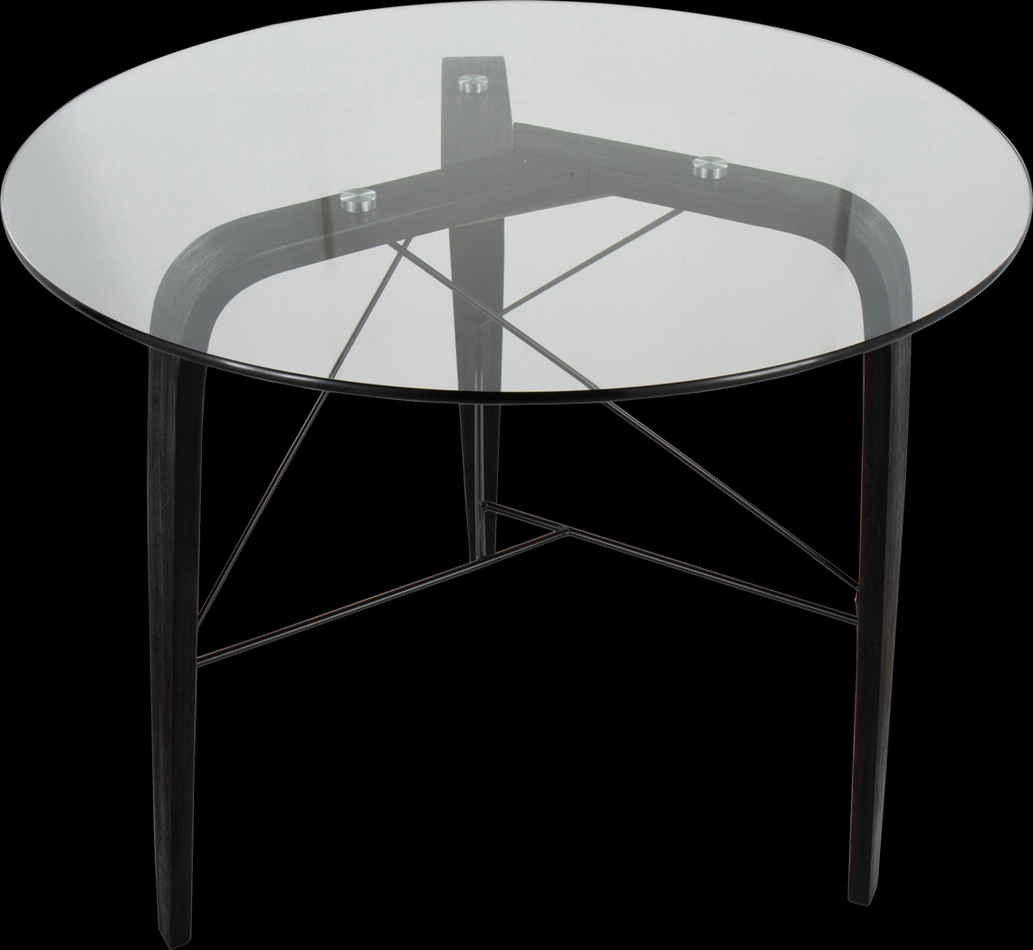 Pinebark Black Dining Table - Thumbnail - Image 5