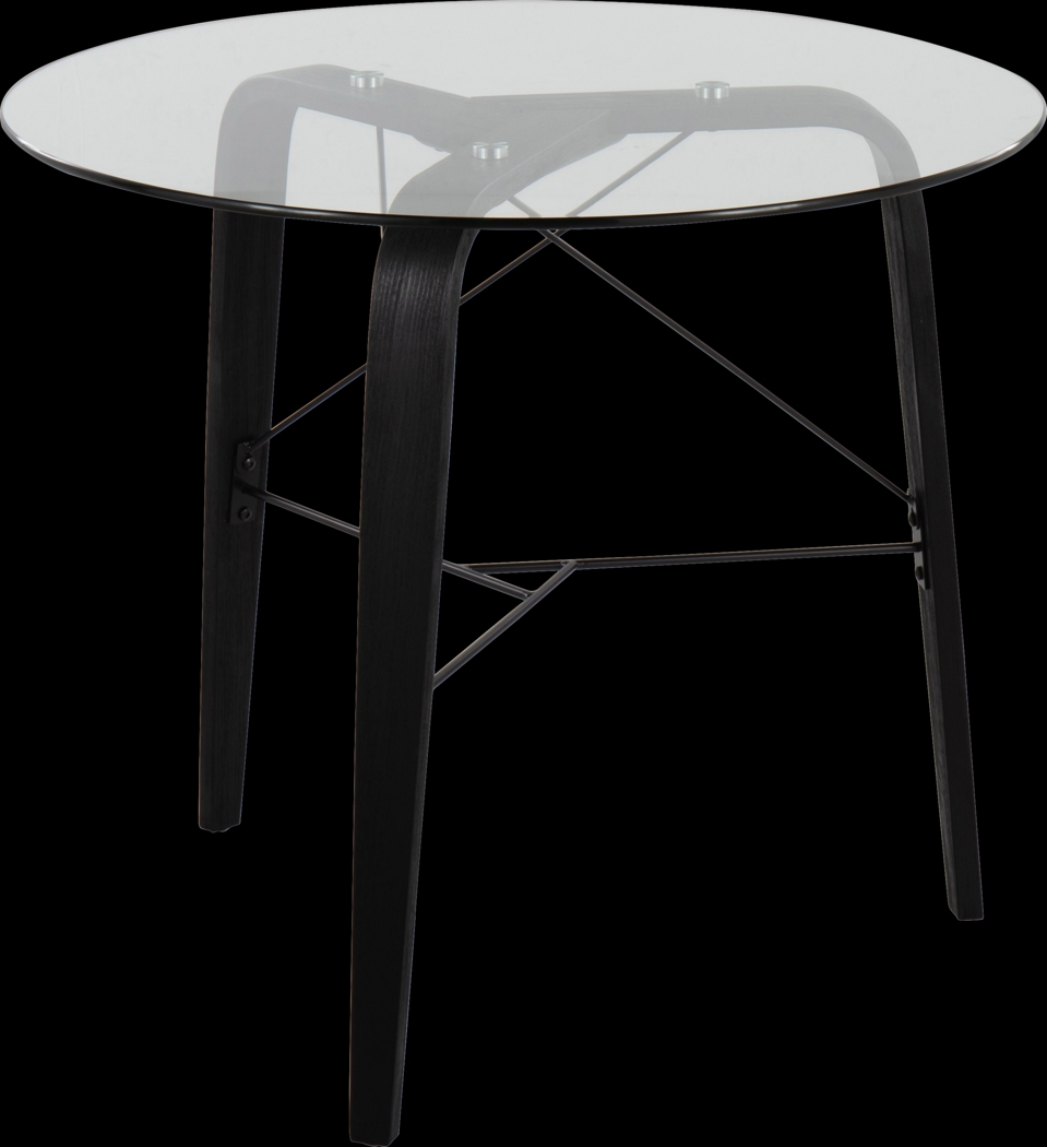 Pinebark Black Dining Table - Thumbnail - Image 1