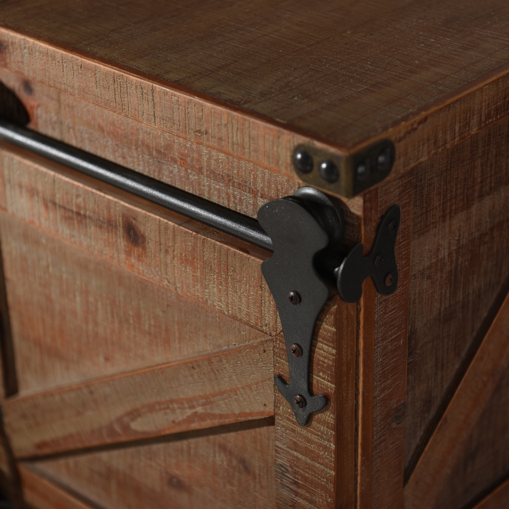 Pinebranch Brown Accent Cabinet - Thumbnail - Image 3