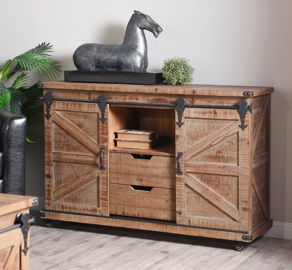 Pinebranch Brown Accent Cabinet - Thumbnail - Image 4