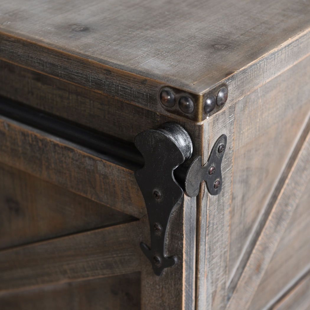 Pinebranch Gray Accent Cabinet - Thumbnail - Image 3