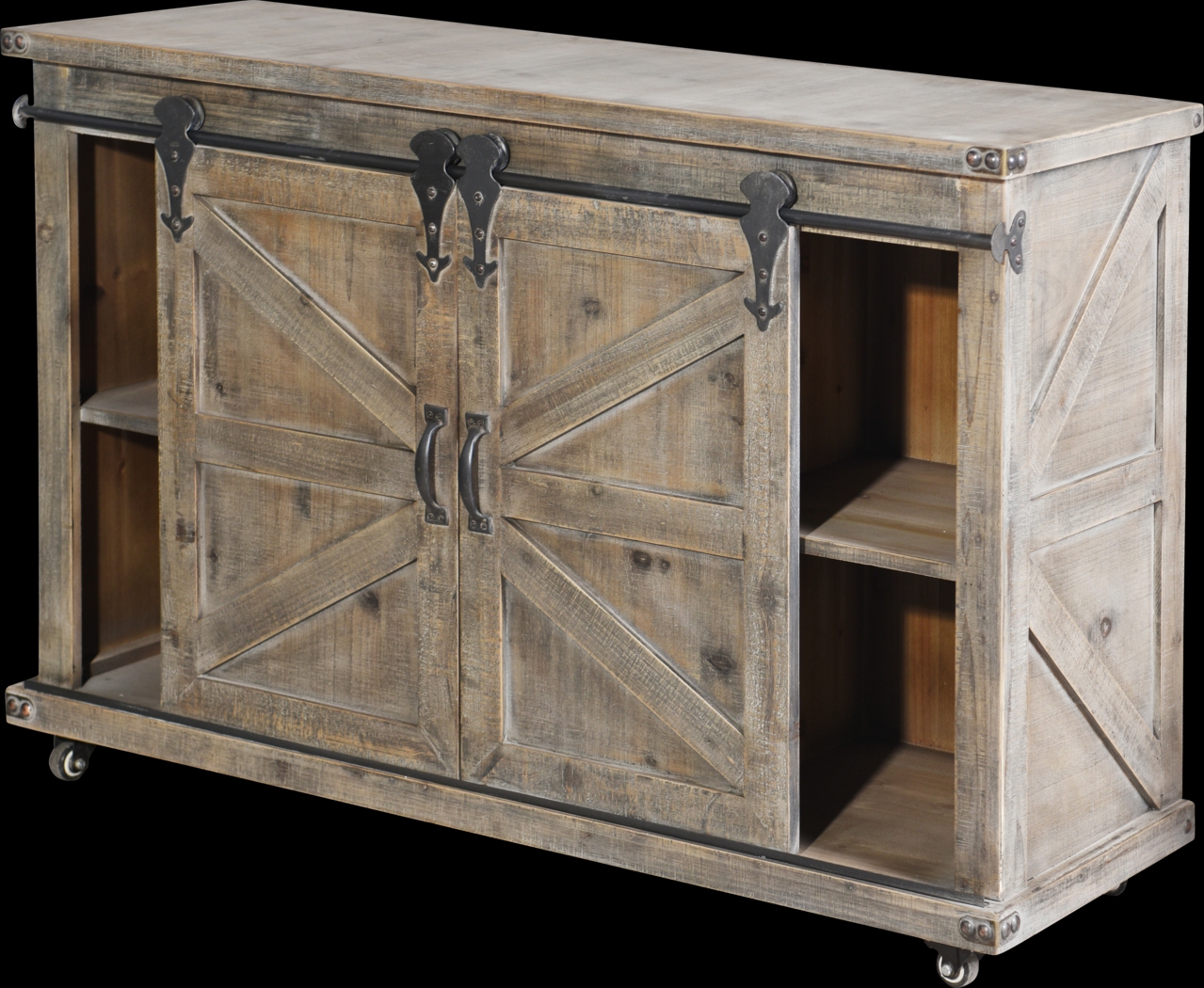 Pinebranch Gray Accent Cabinet - Thumbnail - Image 1