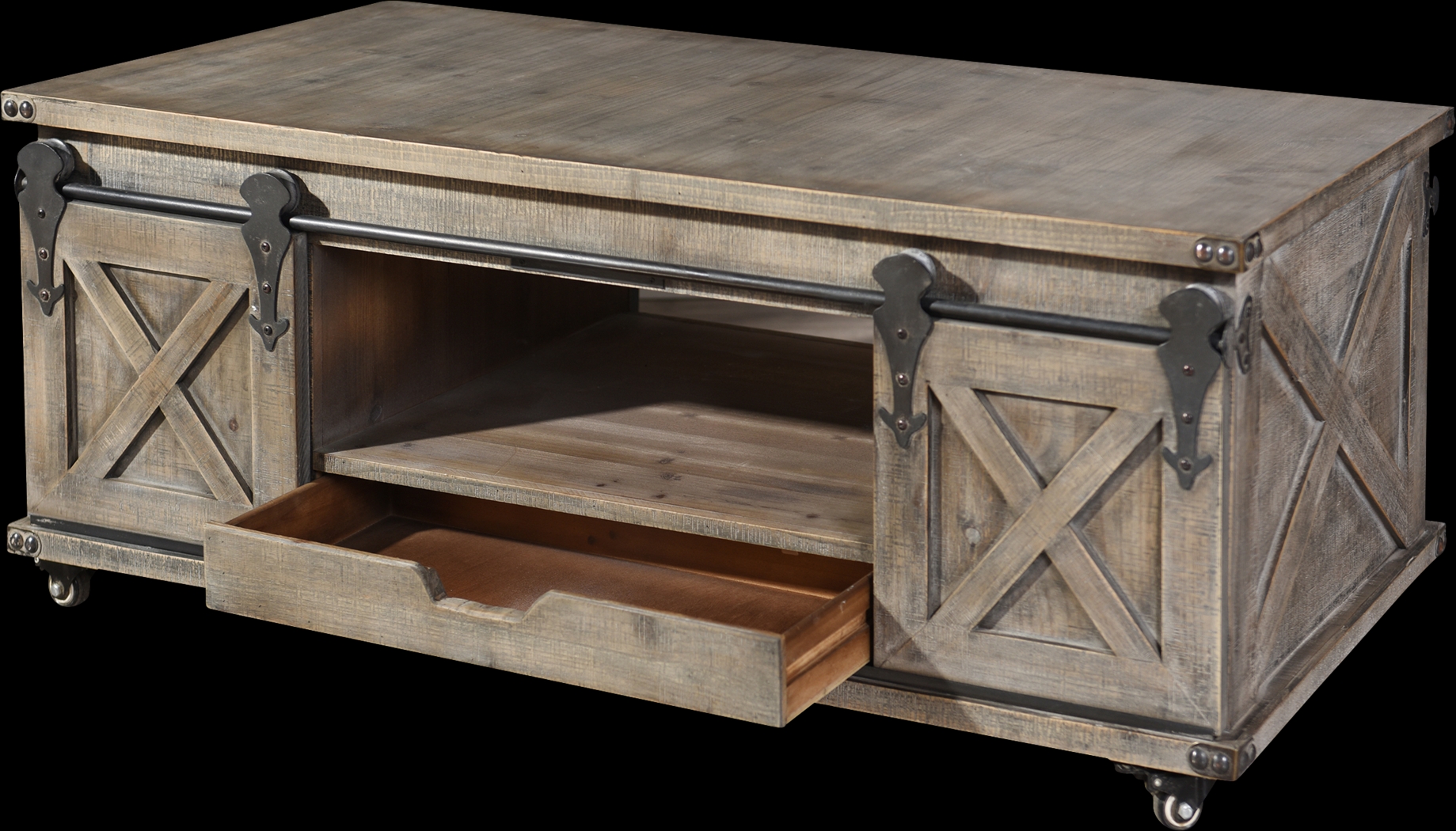 Pinebranch Gray Cocktail Table - Thumbnail - Image 2