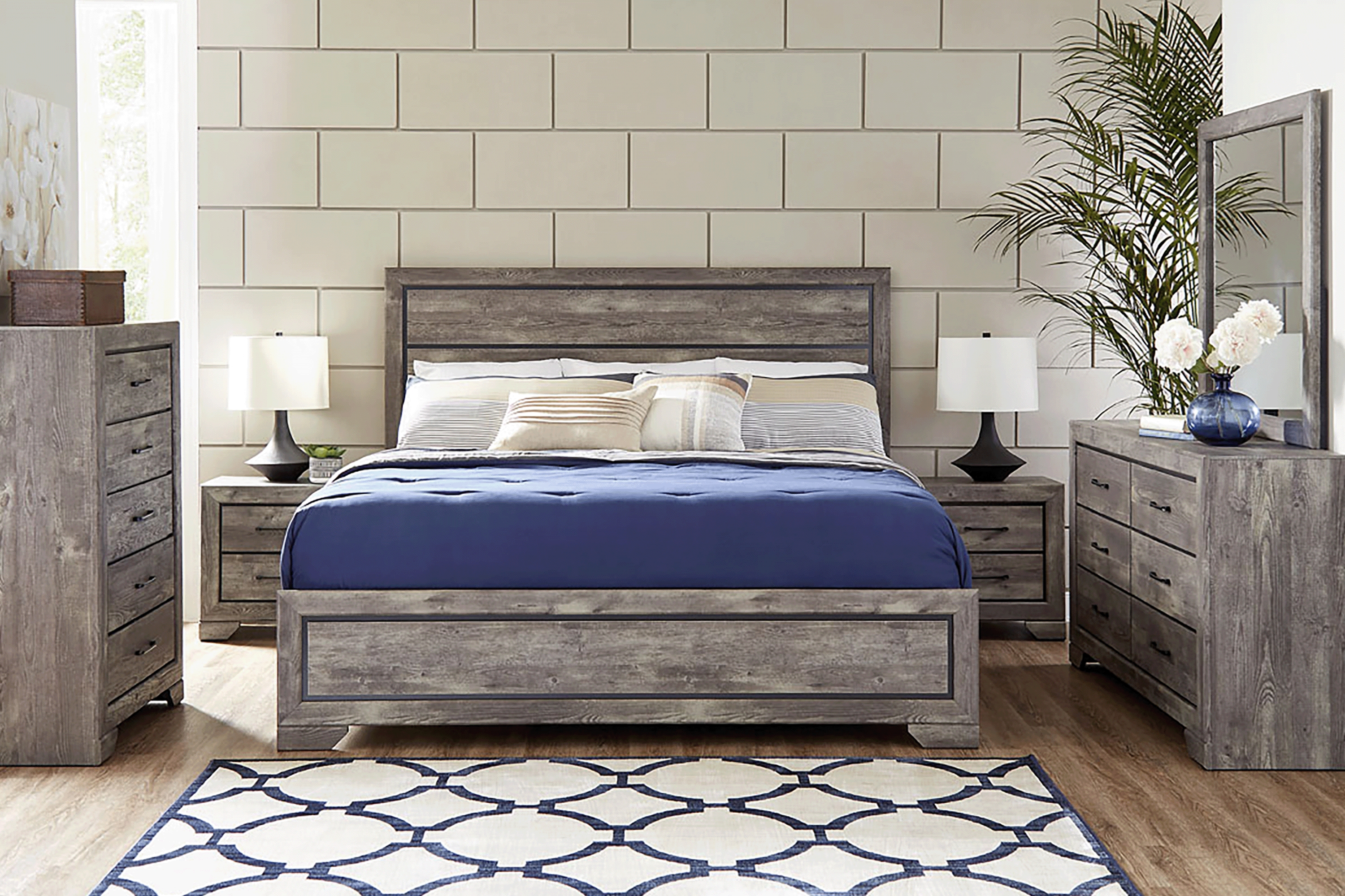 Pinedale Lodge Brown 3 Pc Queen Bed - Thumbnail - Image 2