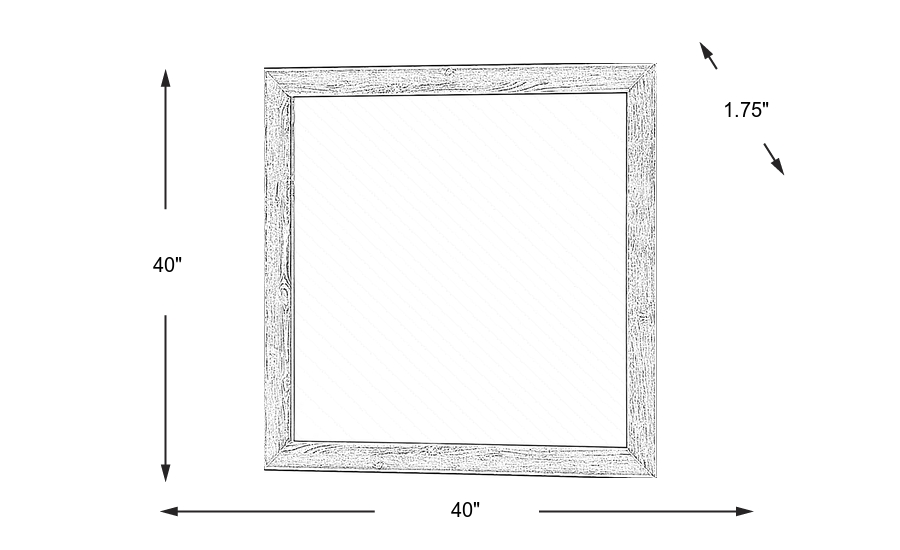 Dimension Image. Please refer to the Dimension Tab on this page for dimension details.
