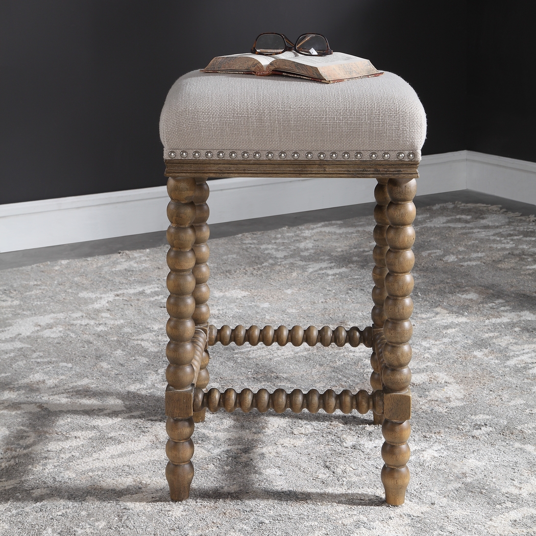 Pineola Ivory Counter Height Stool - Thumbnail - Image 3