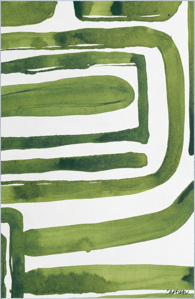 Pinerest Green 5' x 7'7 Rug - Thumbnail - Image 1