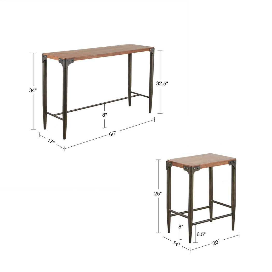 Pinesap Brown 3 Pc Sofa Table Set - Thumbnail - Image 11