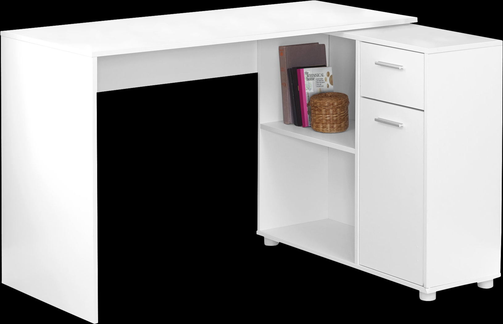Pinestone White Desk - Thumbnail - Image 1