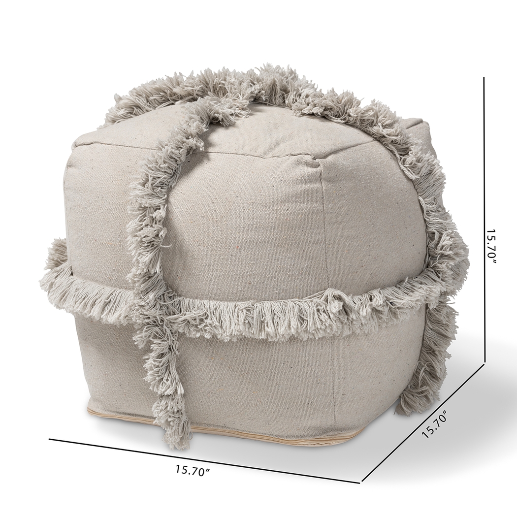 Pineview Court Gray Pouf - Thumbnail - Image 6