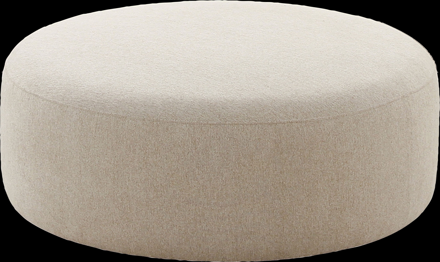 Pinionwood Beige Ottoman - Thumbnail - Image 1
