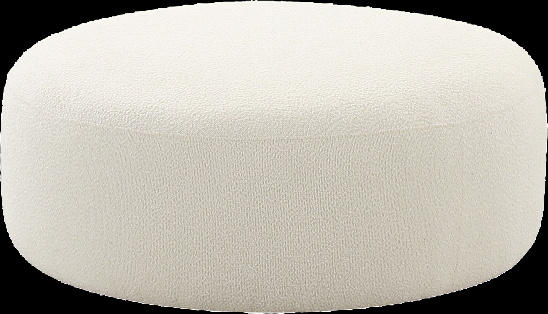 Pinionwood Cream Ottoman - Thumbnail - Image 1