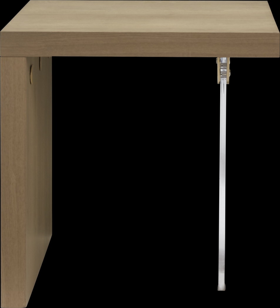 Pinoak Brown End Table - Thumbnail - Image 2