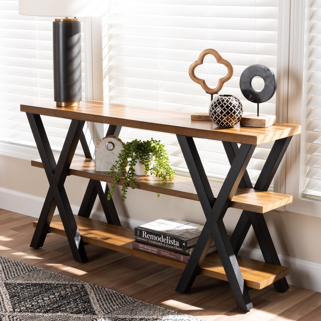 Pintail Brown Console Table - Thumbnail - Image 2